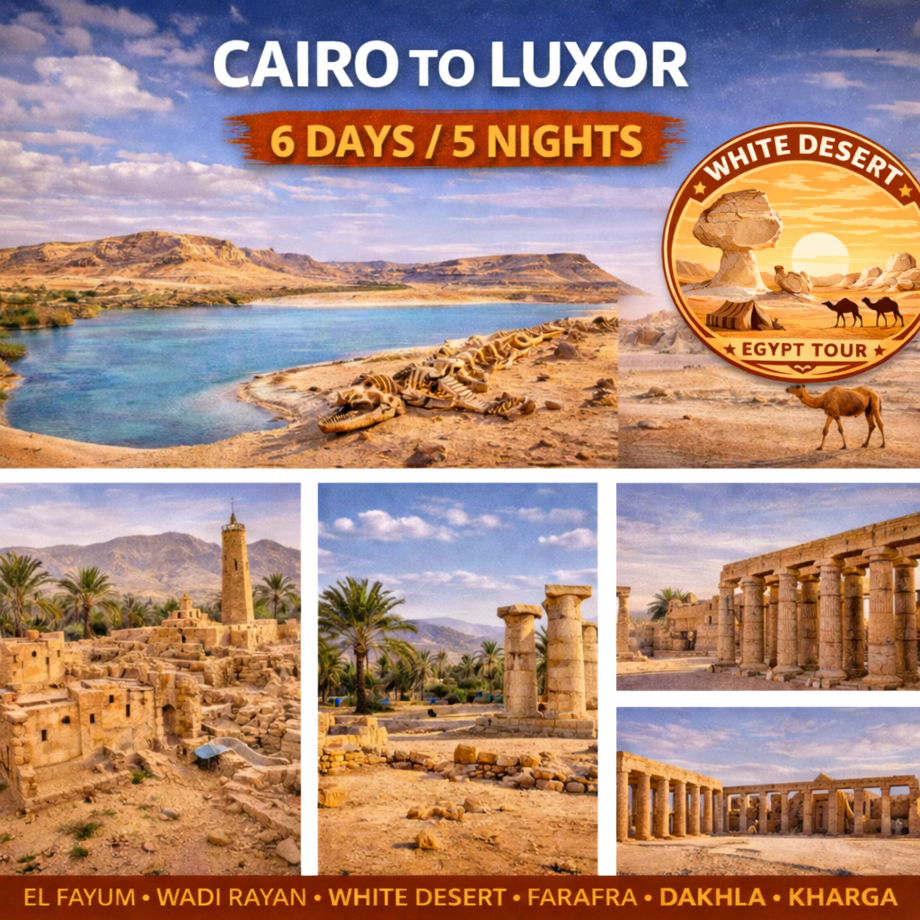 6 Days Western Desert Expedition – Cairo to Luxor Oasis & Desert Safari