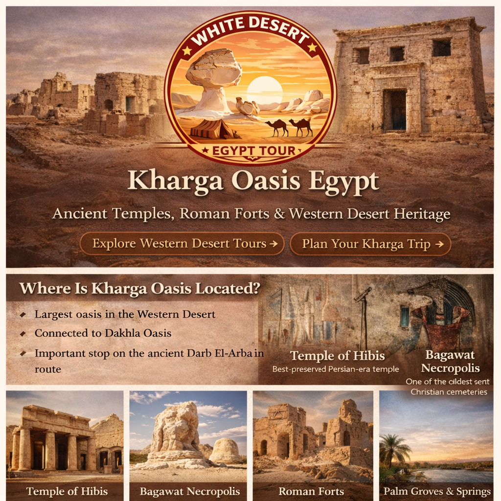 Kharga Oasis Egypt – Travel Guide & Desert Tours