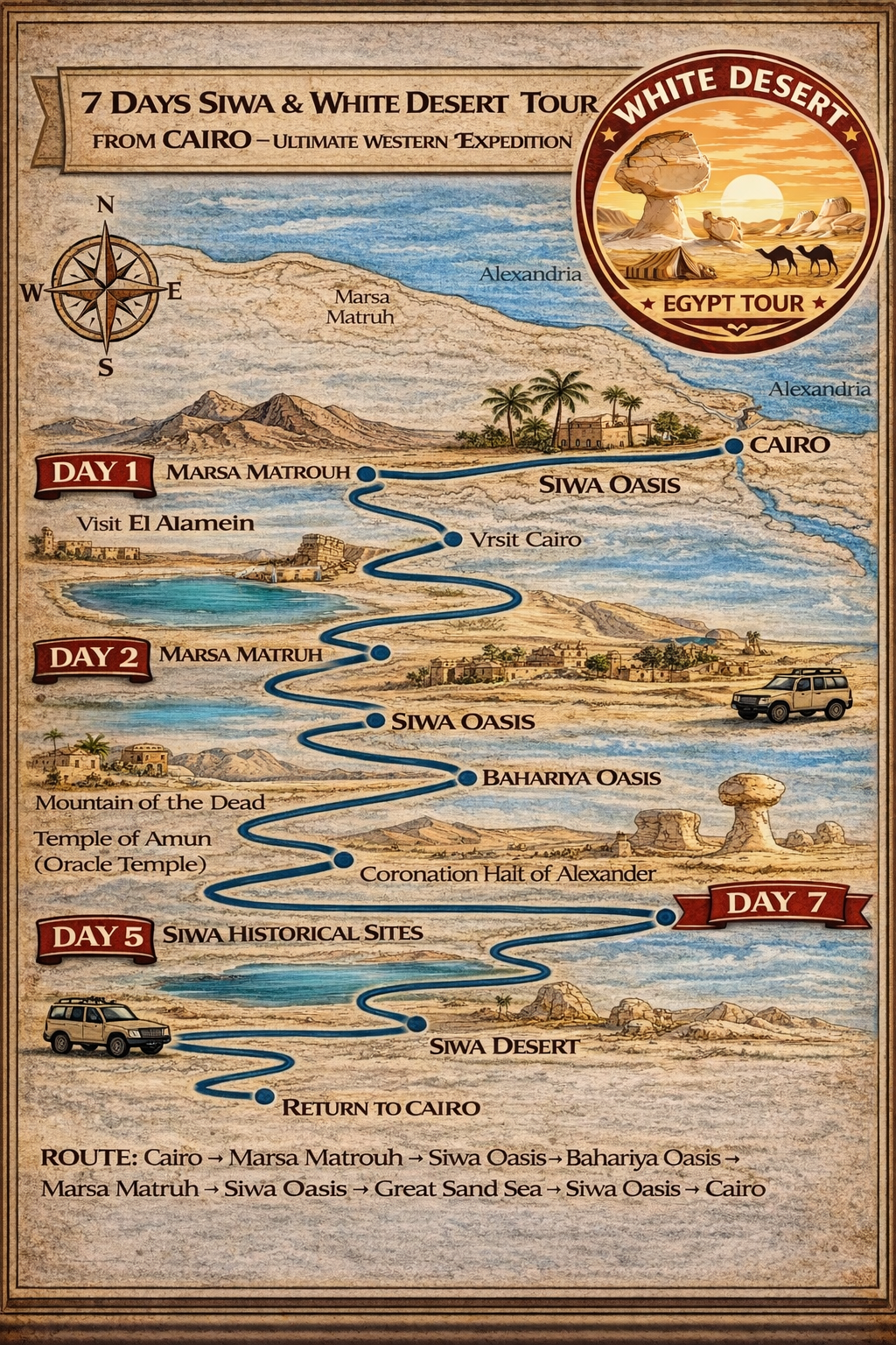 Tour Route Map