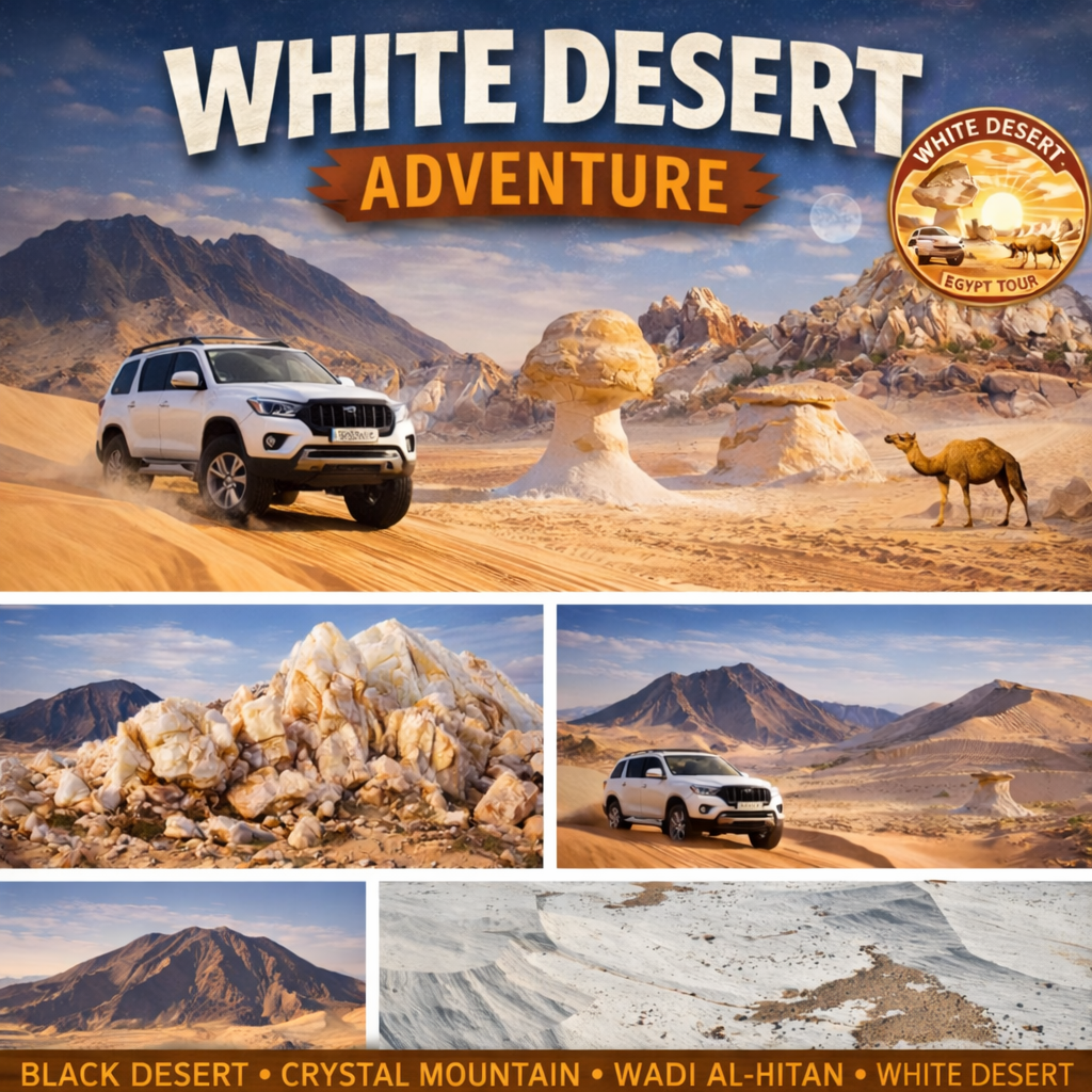White Desert Tour from Cairo – 2 Day Safari & Desert Camping